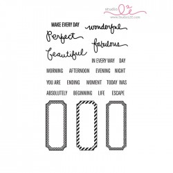 Studio L2E BEAUTIFUL LIFE stamp set